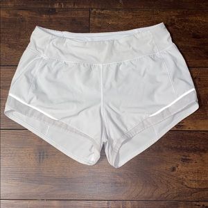 White Lululemon Shorts